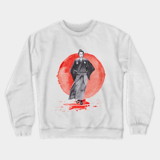 Yojimbo - Toshiro Mifune Crewneck Sweatshirt by sampalisdesign